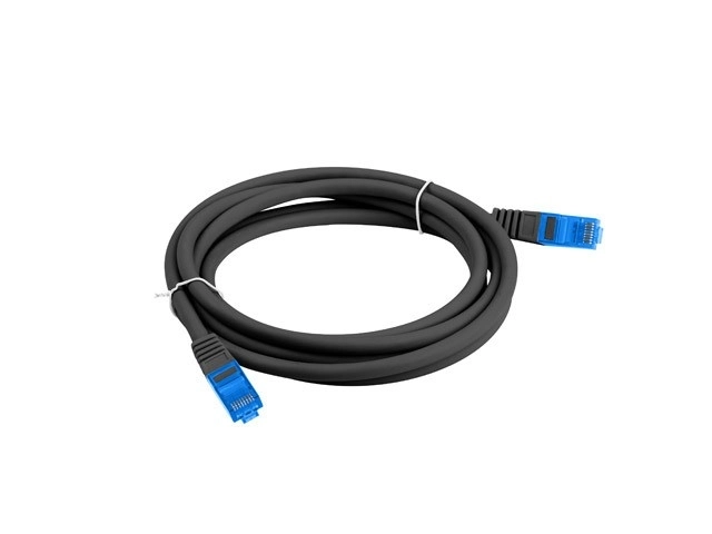 Patchkabel categorie 6a S/FTP CCA 10m zwart