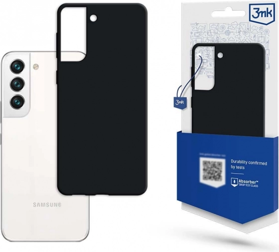 Matte hoes 3MK Matt Case voor Samsung Galaxy S23+ (SM‑S916), zwart