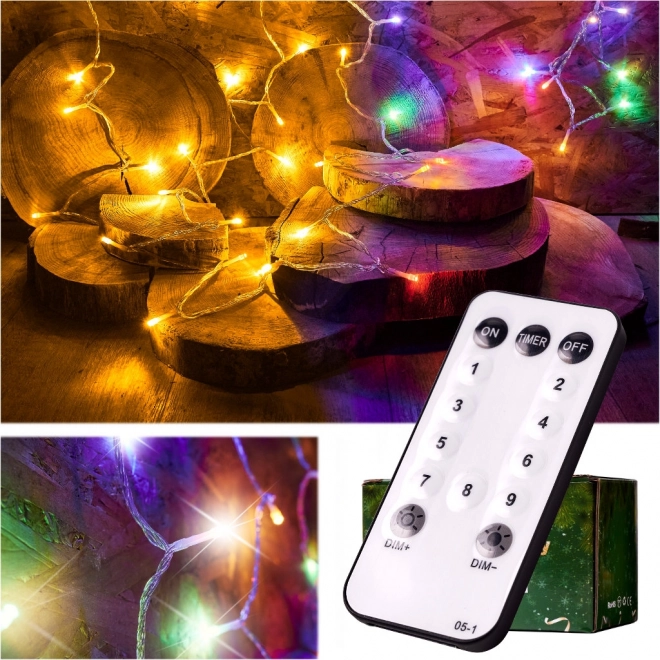 Kerst LED-slinger met afstandsbediening 10m