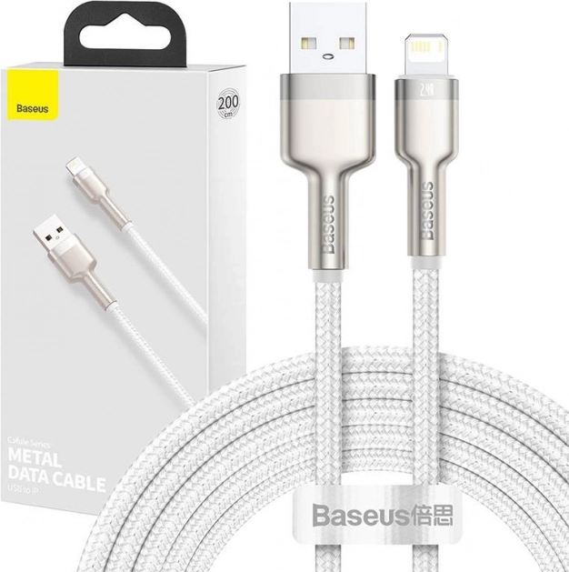 USB-kabel Lightning Baseus Cafule 2,4A 2m
