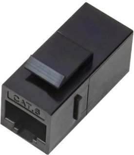 RJ45–RJ45-koppelstuk voor paneel UTP kat. 5e