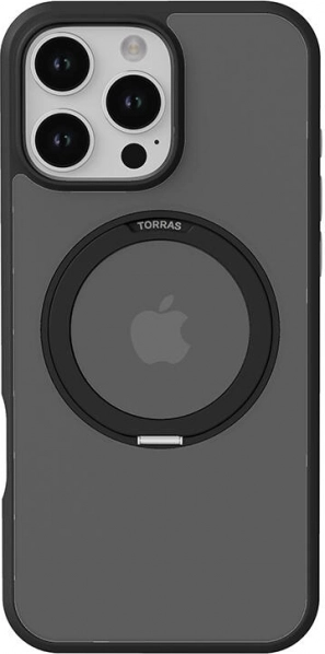 Beschermhoes TORRAS Ostand Pro voor iPhone 16 Pro Max, zwart