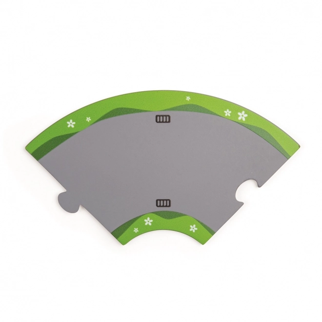 Bigjigs Rail Houten Treinbaan met Plattelandsweg 80 stuks