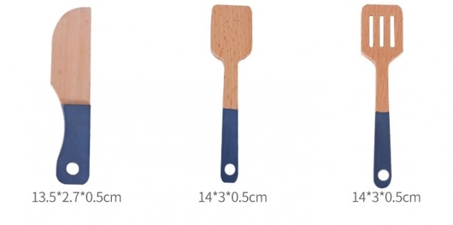 Houten keuken met accessoires Huisje