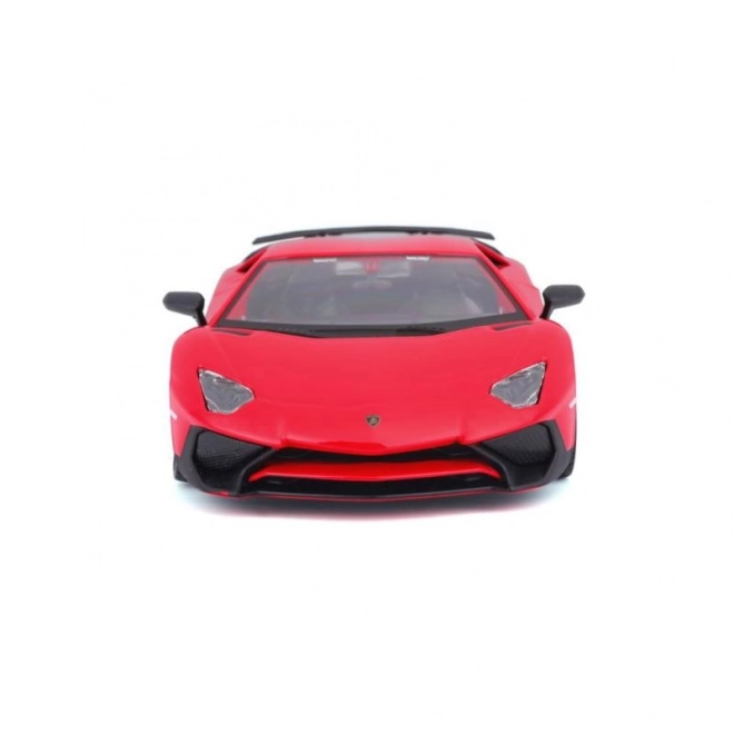 Metalen model Bburago Lamborghini Aventador rood 1:24