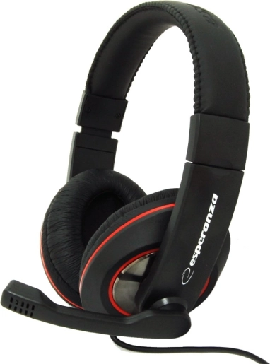 Esperanza stereo koptelefoon met microfoon en volumeregeling