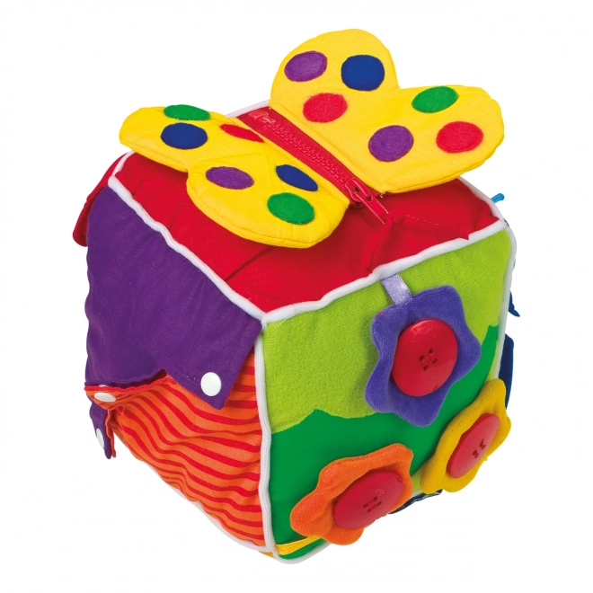Small Foot pluchen activiteitenkubus voor kinderen