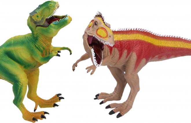 Rubberen dinosaurus met beweegbare kaak 25 cm