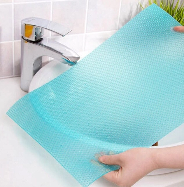 Antibacteriële en schimmelwerende koelkastmat (4 stuks) - blauw