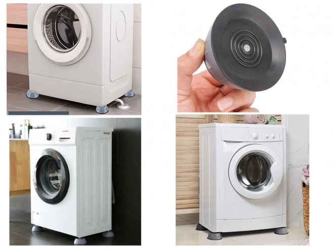 Trillingsdempende matten voor wasmachine en vaatwasser 4 st