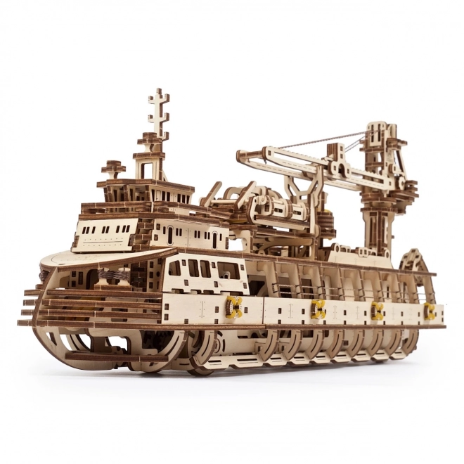Ugears 3D puzzel - Onderzoeksschip 575 stuks