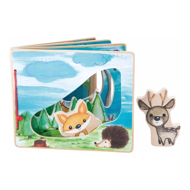 Interactief houten prentenboek Small Foot