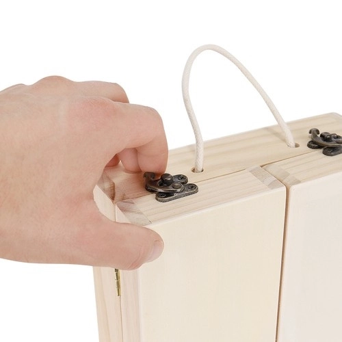 Box + houten gereedschapsset 22697