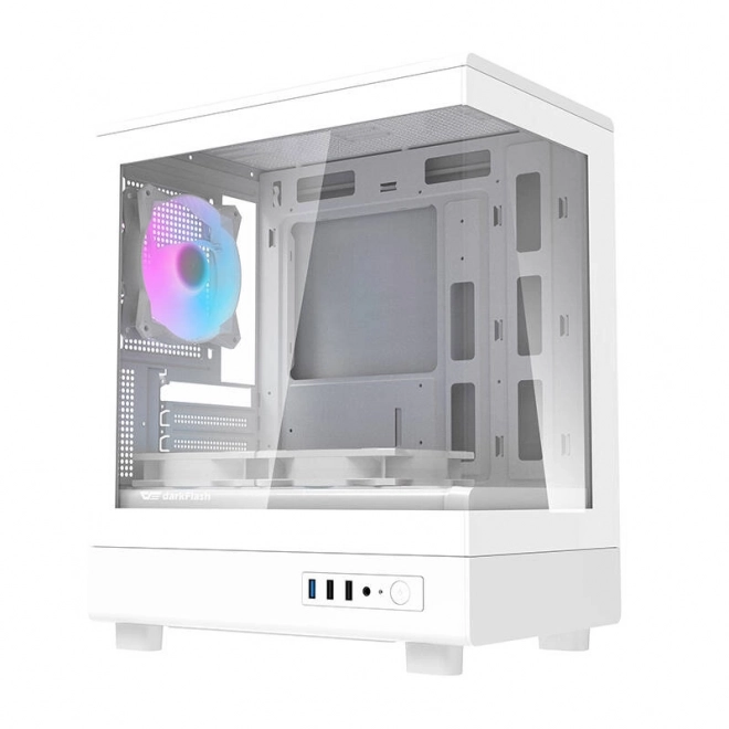 Computerkast Darkflash met aRGB ventilatoren wit