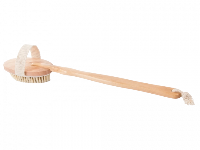 Houten massageborstel voor het lichaam