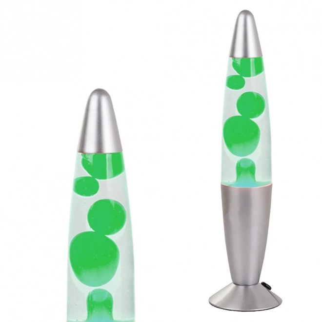 Lavalamp nachtlamp met was