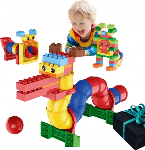 Grote, kleurrijke onderdelen voor kleine handjes