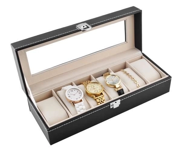 Organizer voor horloges 6 vakjes