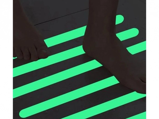 Fluorescerende tape die oplicht in het donker