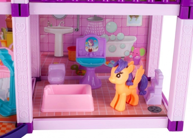 Poppenhuis met pony's