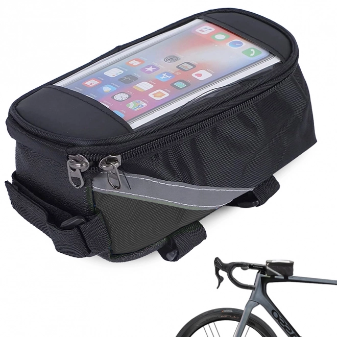 Waterdichte fietsentas met telefoonhouder