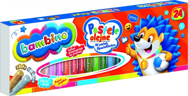 Oliepastels Bambino 24 kleuren