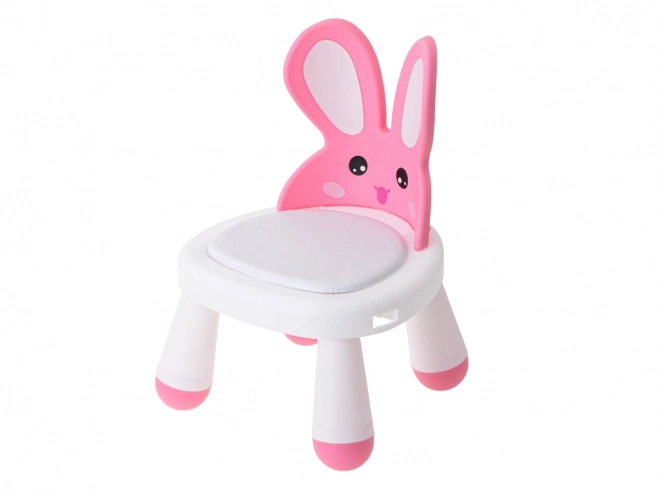 Kinder eetstoel - roze