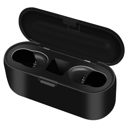 Bluetooth draadloze oordopjes - zwart + powerbank