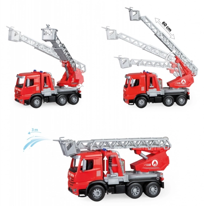 Brandweerauto Mercedes Arocs met ladder
