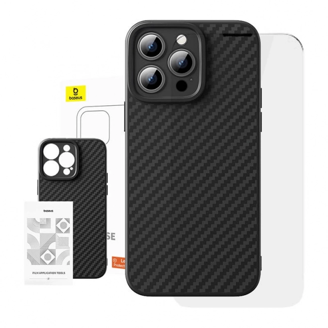 Baseus hoesje van synthetische vezels voor iPhone 15 Pro