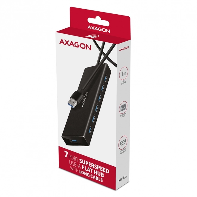 USB Hub 7-Poorts AXAGON HUE-F7A