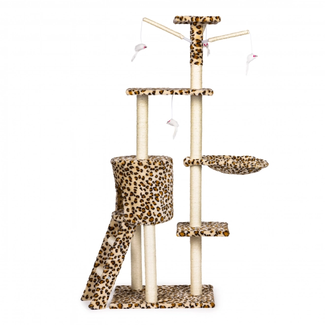 Kattenkrabpaal, huisje, boom, ligplaats, 138cm xl, Panther