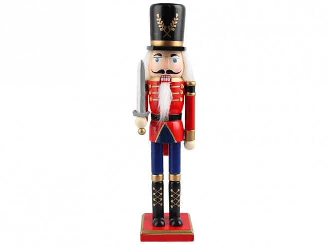 Houten notenkraker soldaat kerstdecoratie