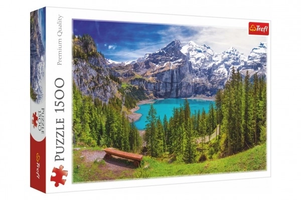 Puzzel Oeschinensee Alpen 1500 stukjes