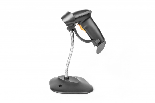 Handmatige barcodescanner met USB-aansluiting en standaard