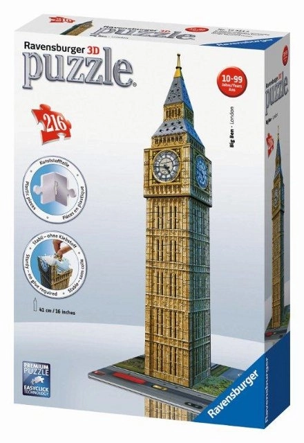 Ravensburger 3D puzzel Big Ben Londen 216 stuks
