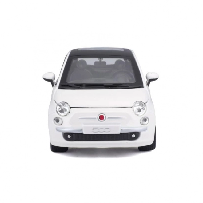 Bburago Fiat 500 modelauto 1:24 wit