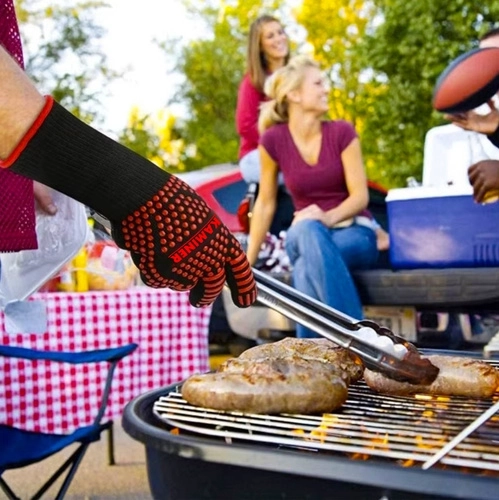 Hittebestendige barbecuehandschoenen