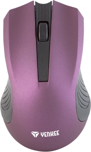 Draadloze optische muis YENKEE 2,4 GHz, symmetrisch, 3 knoppen, paars