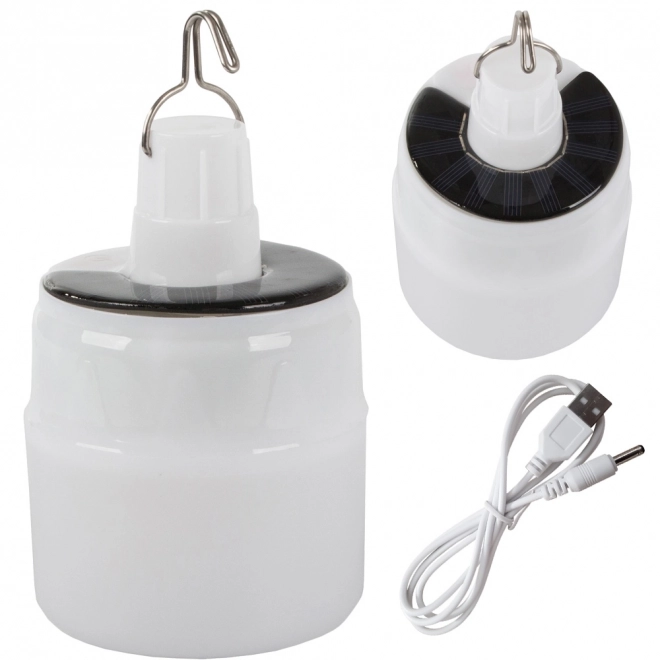 Zonne-energie lamp voor wandelen en kamperen