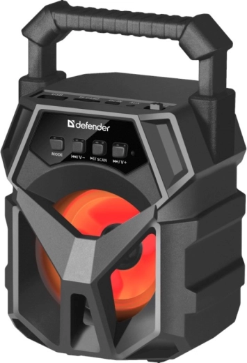 bluetooth-luidspreker defender g98 5 w met fm, usb, microsd, aux en led-verlichting