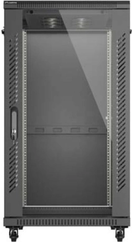 Veiligheid en overzicht met glazen deur