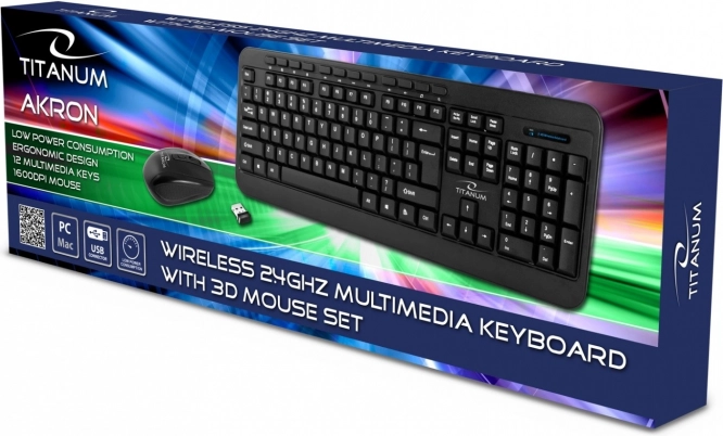 Gaming set Esperanza Titanu Toetsenbord en Muis