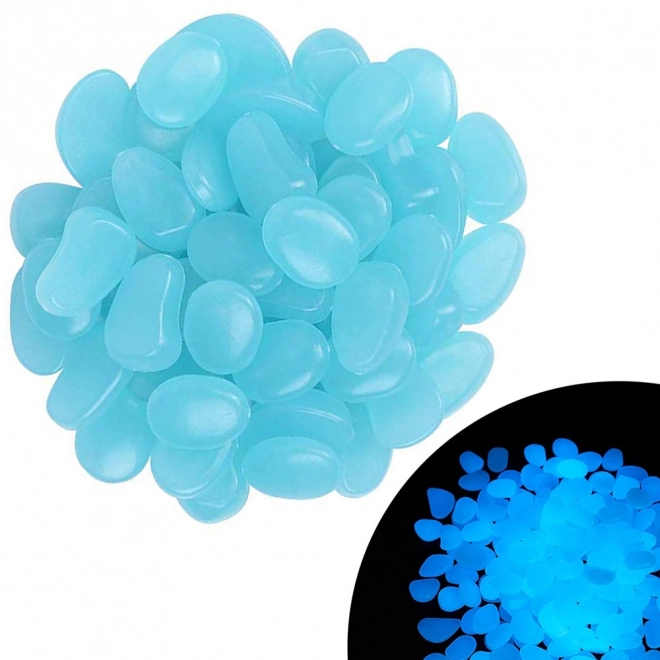 Fluorescerende lichtgevende steentjes voor tuin en huishouden