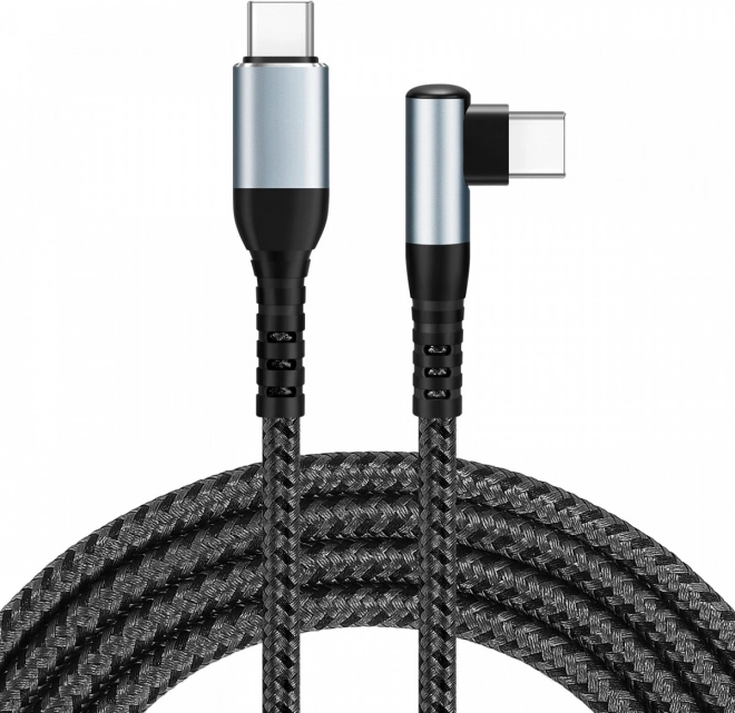USB‑C‑kabel iBOX met hoekstekker 100W