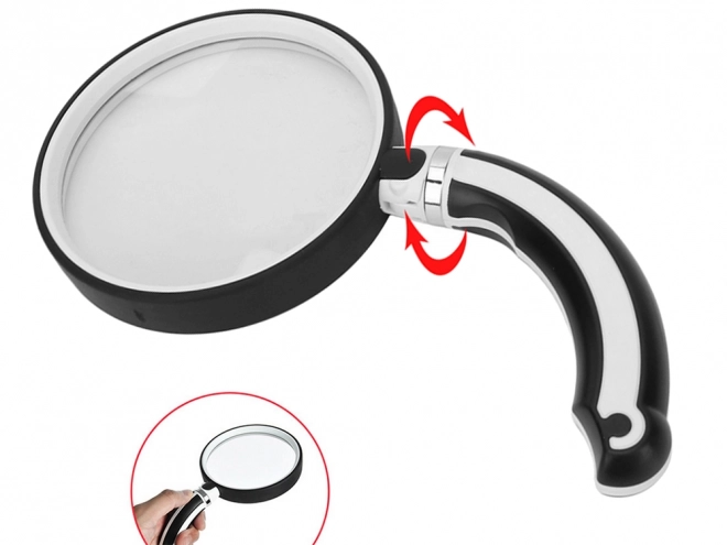 Klassieke opvouwbare loep met handvat 90 mm