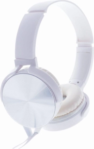 Stereohoofdtelefoon met microfoon Montana wit