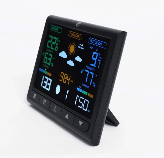 Draadloos weerstation met LCD-scherm en buitensensor