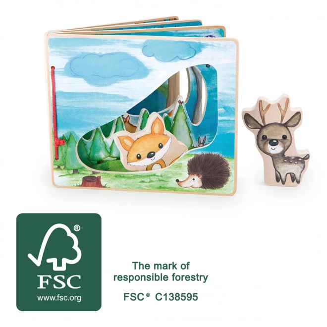 Interactief houten prentenboek Small Foot