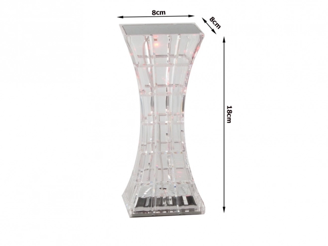 Kristallen nachtlamp met RGB LED en afstandsbediening